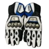 YAMAHA R1 R4 BLUE MOTORBIKE RIDING LEATHER MOTORCYCLE GLOVES