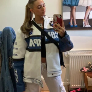 Vintage Bmw Compaq Leather Biker Jacket