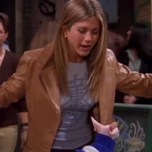 Jennifer Aniston Friends Season 5 Leather Blazer