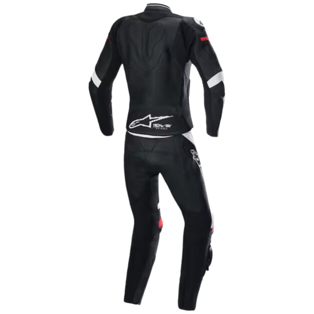 Alpinestars Stella Gp Plus 2 Piece Leather Suit Black White Bright Red - Image 2