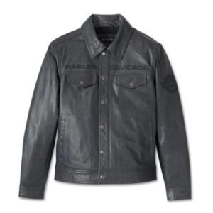 Harley Men’s Iron Mountain Leather Jacket