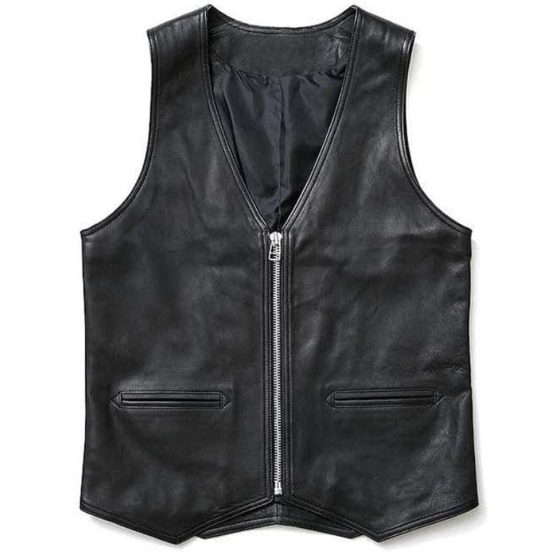 Men’s Stylish Biker Leather Vest