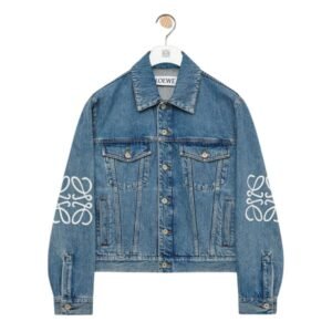 Loewe Anagram Jacket In Denim