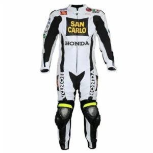 Honda San Carlo Motorcycle Leather Racing Suit