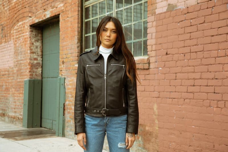 Lambskin Moto Jacket - Image 8