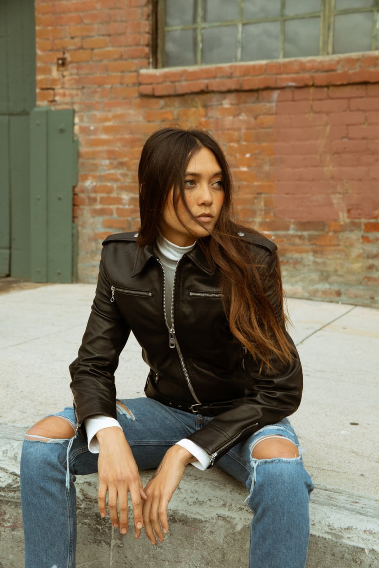 Lambskin Moto Jacket - Image 9