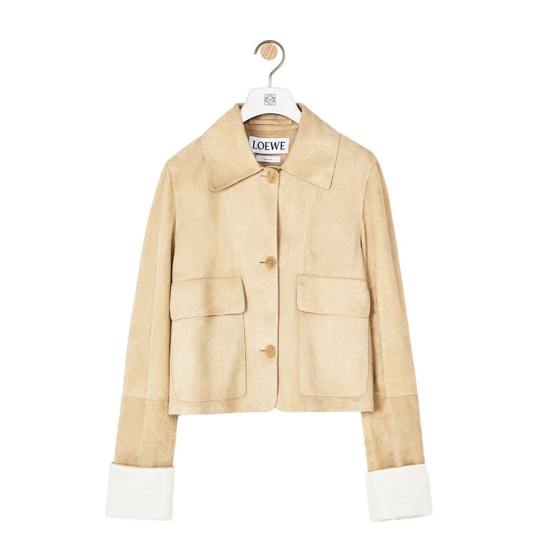 Loewe Suede Buttoned Jacket
