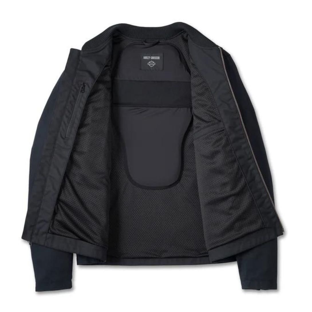 Harley Men’s HD Flex Layering System Bomber Riding Jacket Outer Layer Tall - Image 3