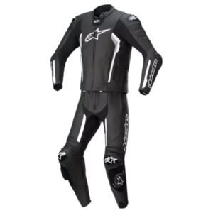 Alpinestars Missile V2 2 Piece Leather Suit Black White