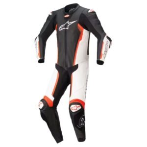 Alpinestars Missile V2 Leather Suit Black White Red