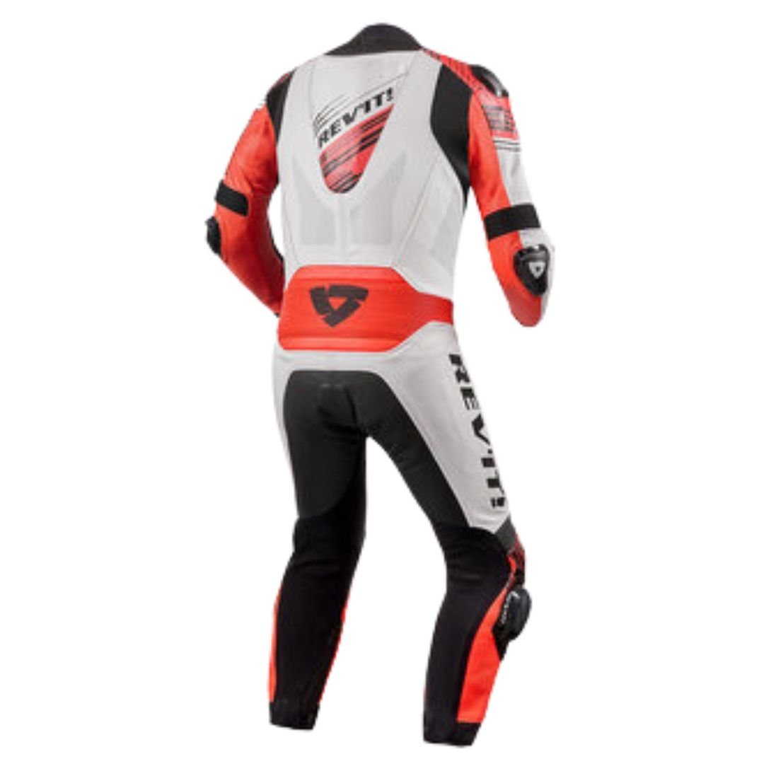 Revit Apex 1pc Motogp Suit In Neon Red Black - Image 2