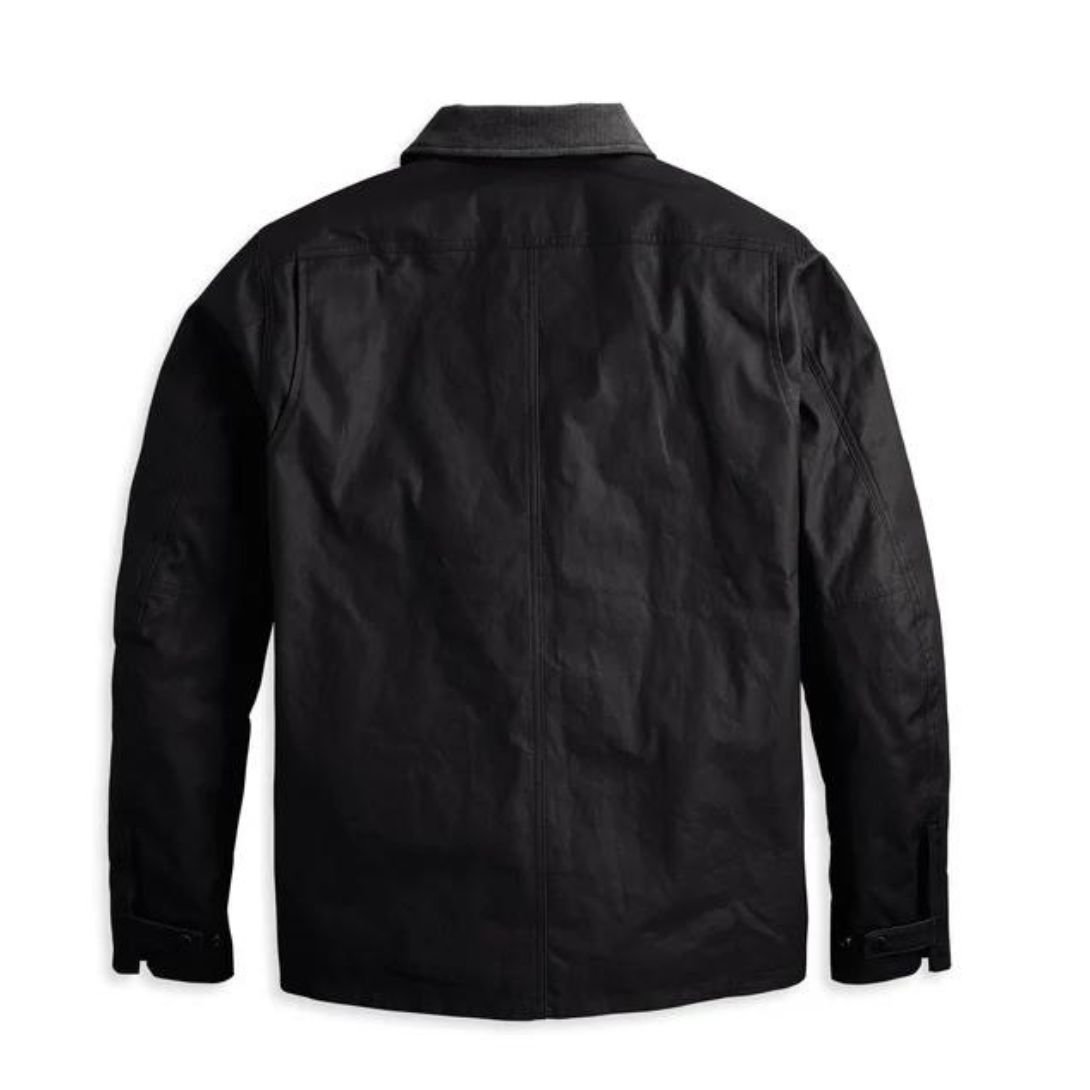 Harley Men’s Mesa Harley Davidson Adv Waxed Riding Jacket Black Beauty - Image 2