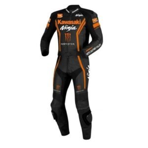 Kawasaki Ninja Monster Motorcycle Leather Racing Suit