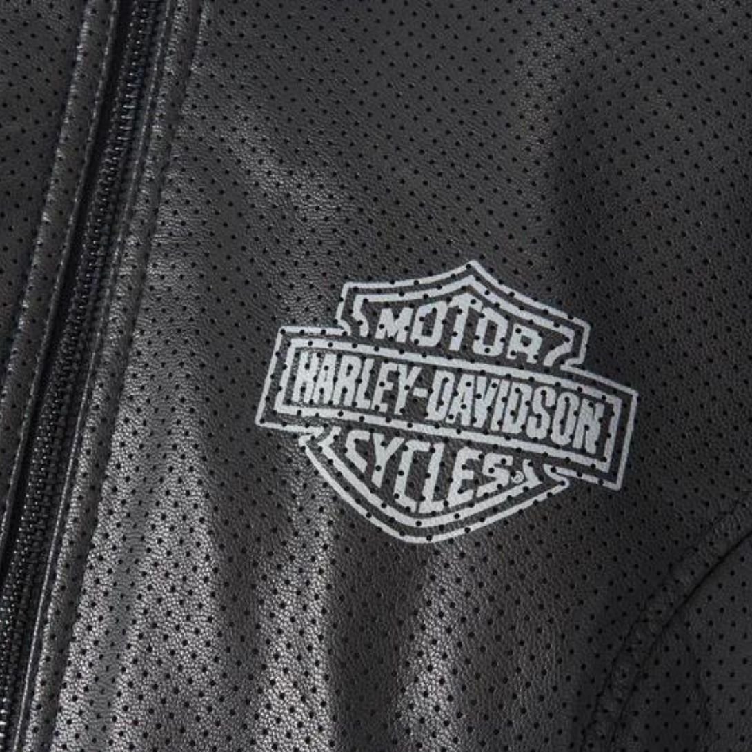 Harley Women’s Enduro Leather Riding Jacket - Image 3