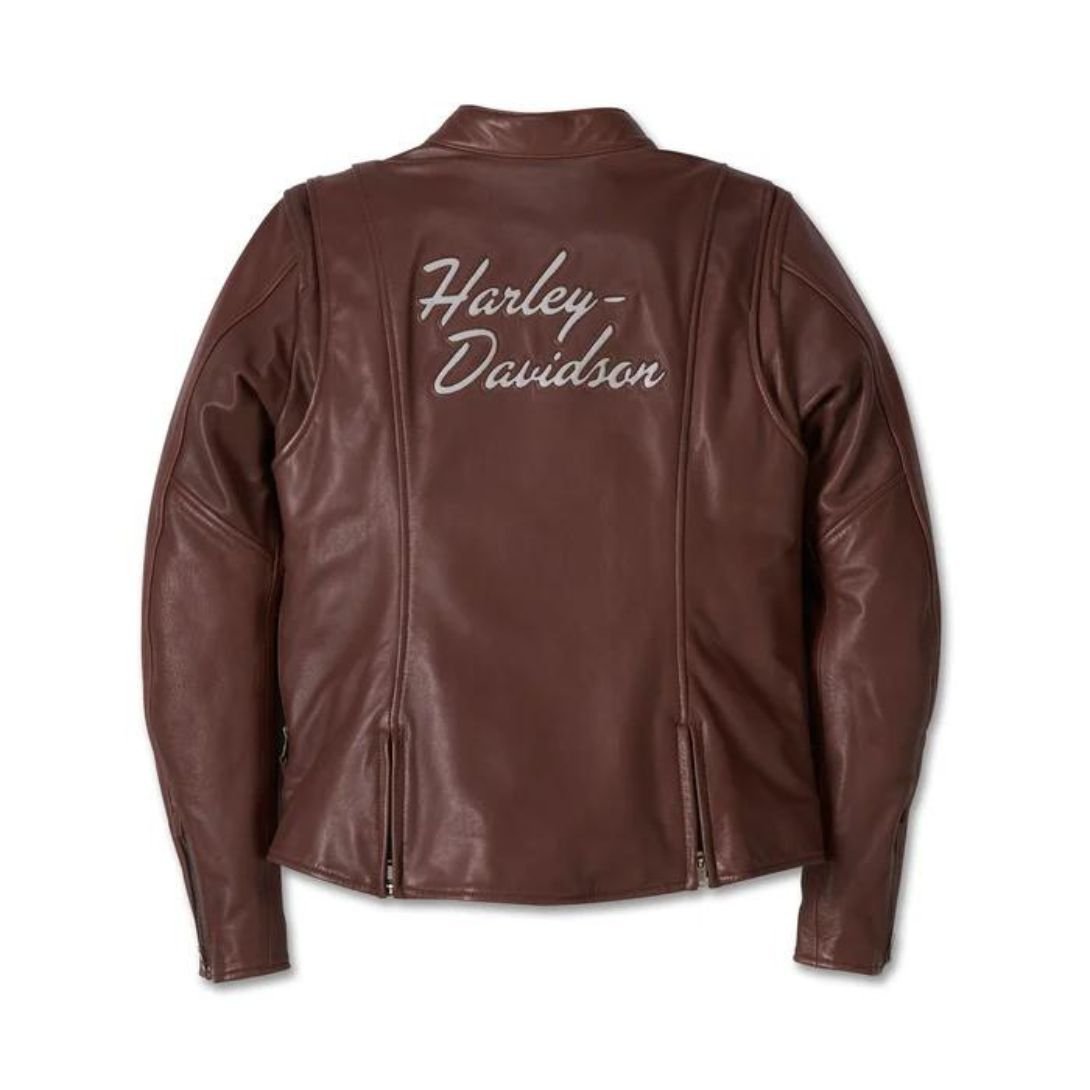 Harley Women’s Linden Leather Riding Jacket - Image 2