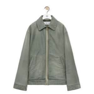 Loewe Bomber Jacket In Denim