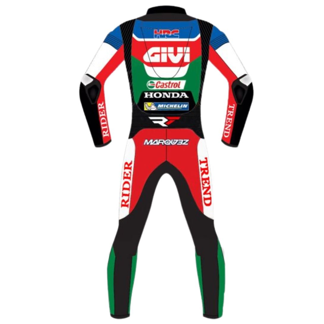 Honda Alex Marquez Leather Race Suit - Image 2