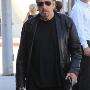 New Al Pacino Leather Blazer
