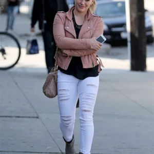 Hilary Duff Leather Jacket