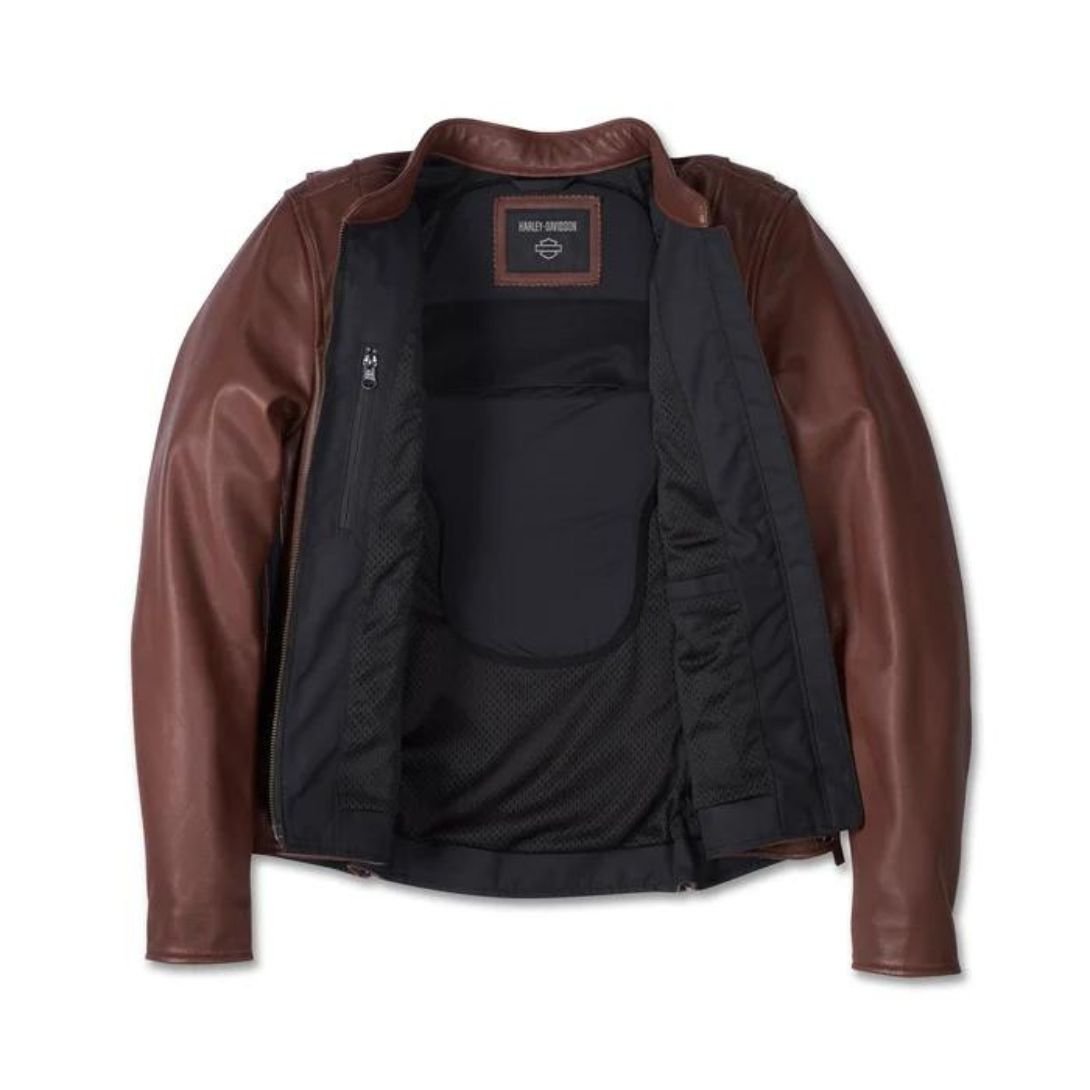 Harley Women’s Linden Leather Riding Jacket - Image 3