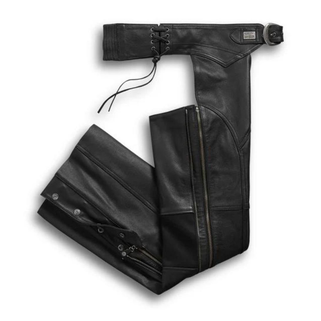 Harley Women’s Deluxe II Leather Chap Tall - Image 3