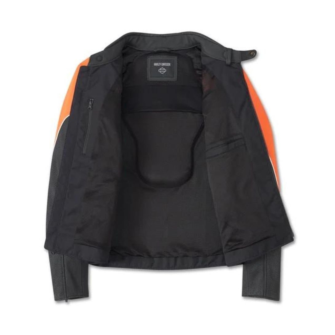 Harley Men’s Depeystar Leather Jacket Vortex - Image 3