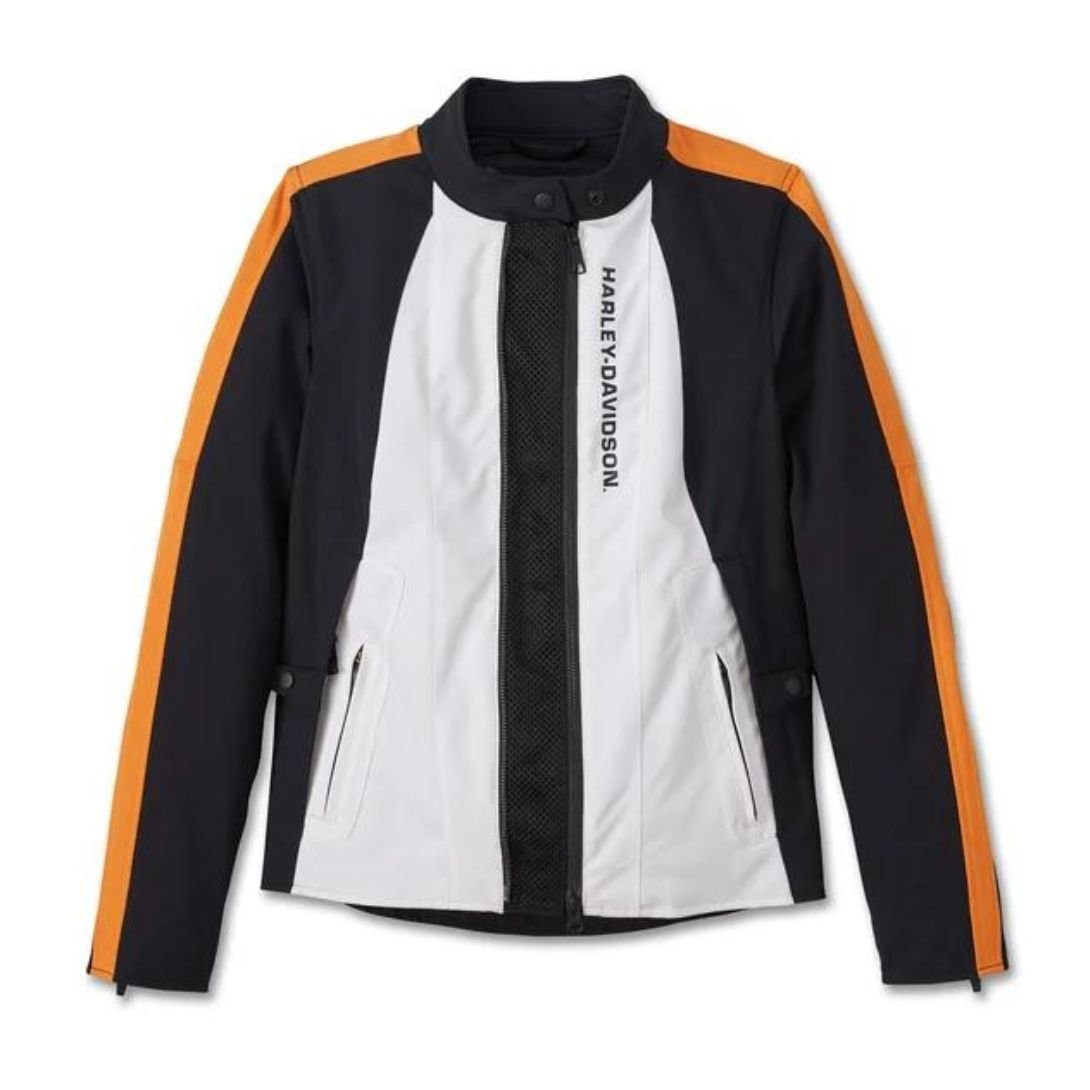 Harley Women’s Fulton Triple Vent System 2.0 Riding Jacket - Image 4