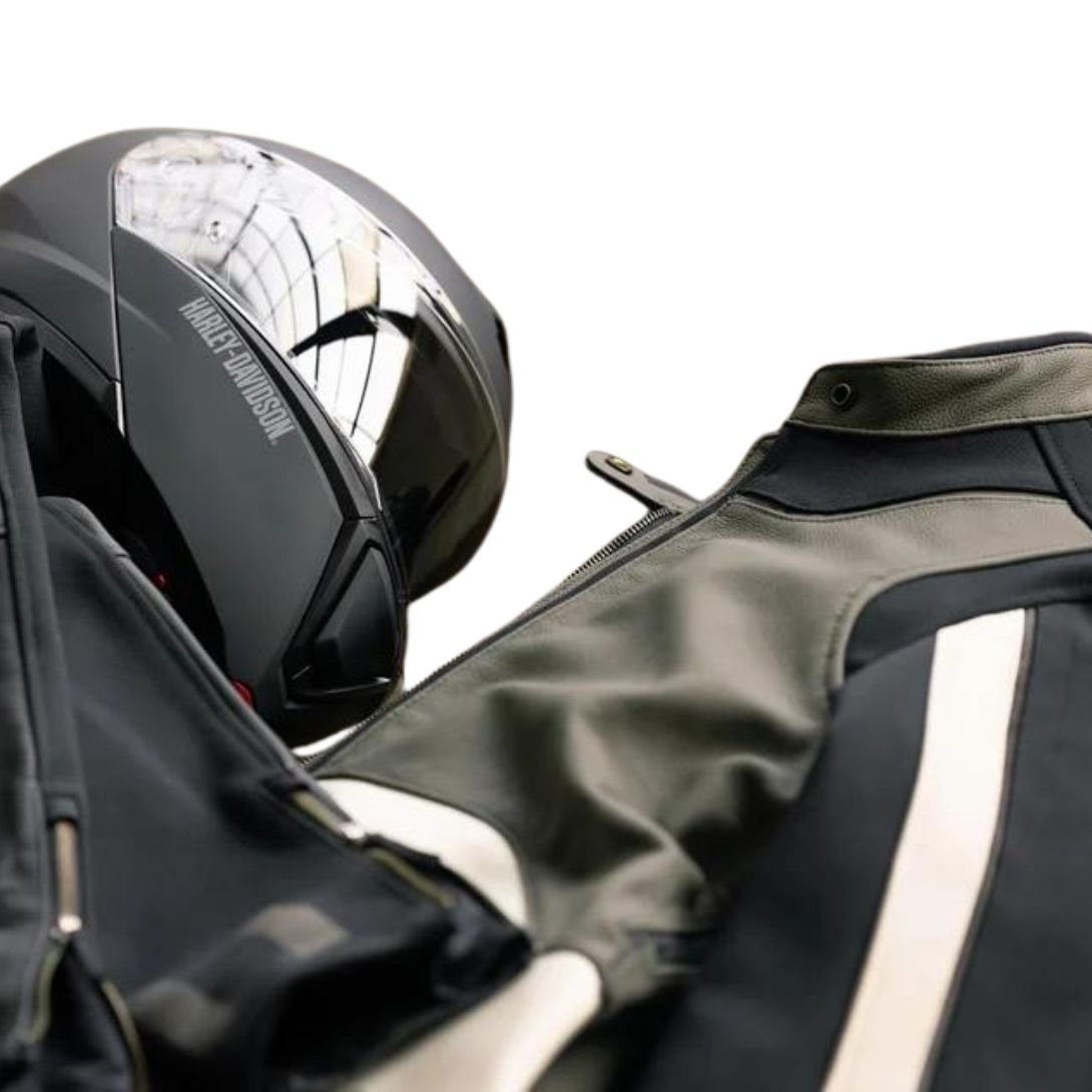 Harley Women’s Ace Mixed Leather Riding Jacket - Image 6