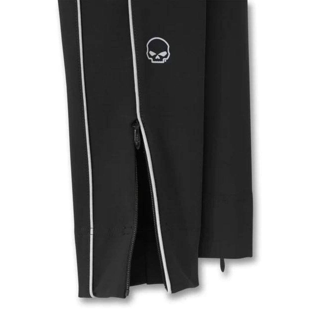 Harley Women’s Willie G Skull Graphic Skinny Riding Pant - Image 3