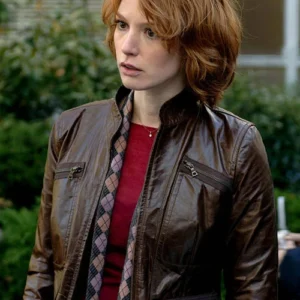 Ultimate Alicia Witt 88 Minutes Leather Jacket