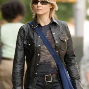 Jodie Foster The Brave One Leather Shirt