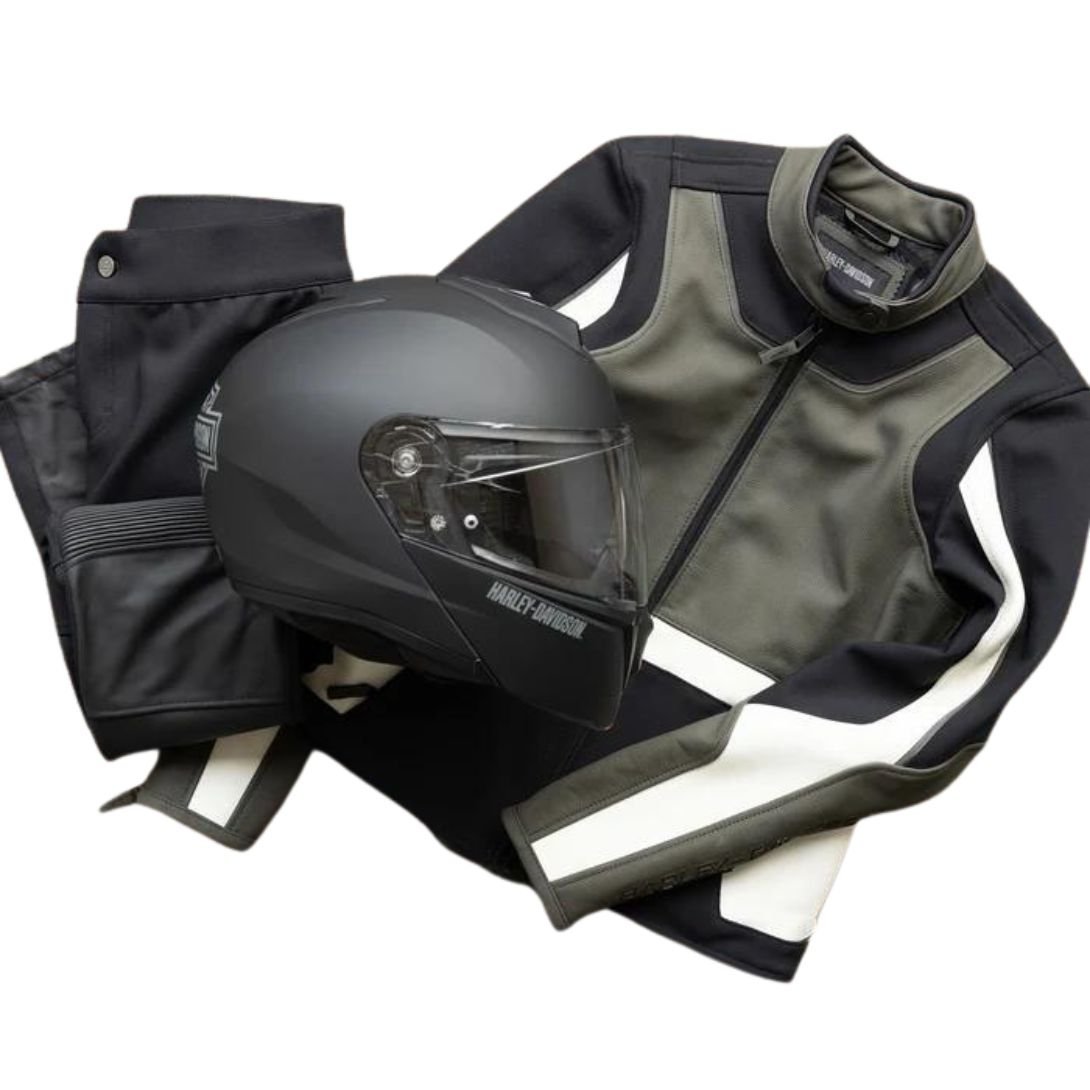 Harley Women’s Ace Mixed Leather Riding Jacket - Image 5