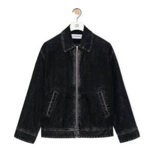 Loewe Bomber Jacket In Denim
