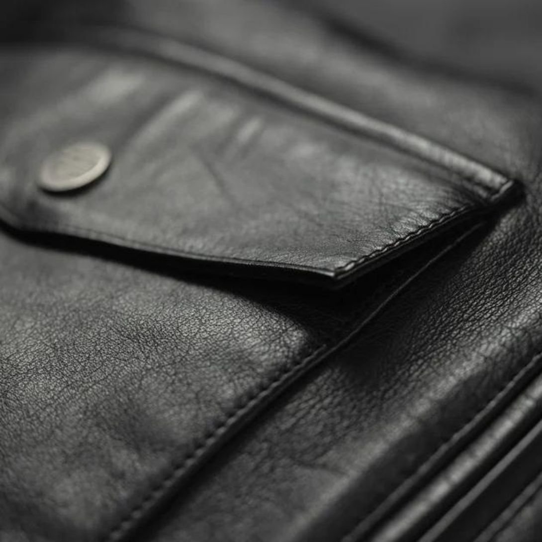 Harley Men’s HD Flex Latring System Captains Leather Jacket Outer Layer - Image 3