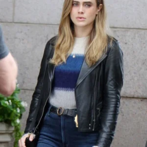 Melissa Roxburgh Manifest Leather Jacket