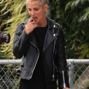 Elsa Pataky Leather Jacket