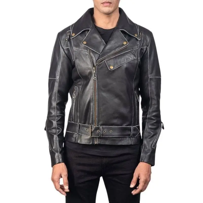 Vincent Leather Biker Jacket