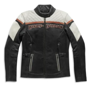 Women's H-D Triple Vent Miss Enthusiast II Leather Riding Jacket