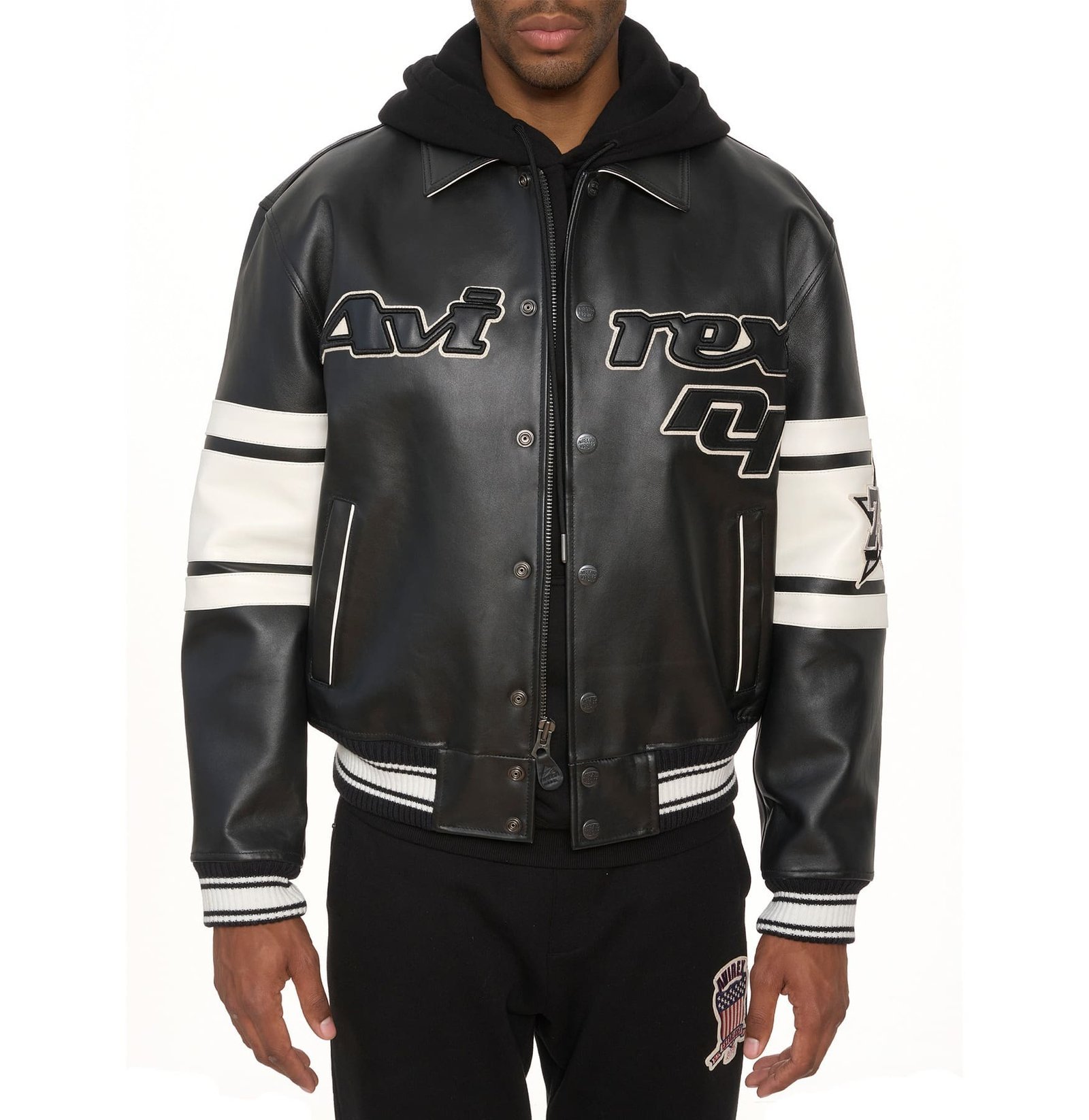 Avirex Bronx USA Leather Jacket - Image 3