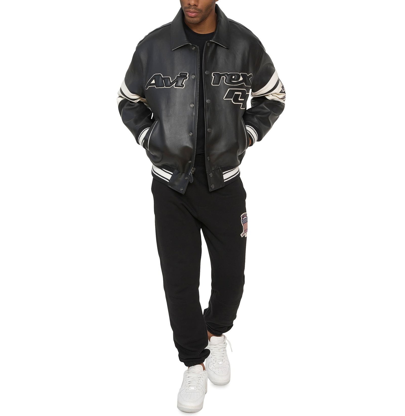 Avirex Bronx USA Leather Jacket - Image 8