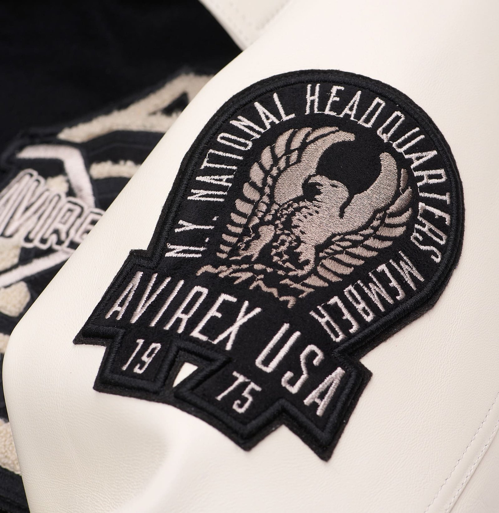 Avirex Omega Wool Leather Jacket - Image 13