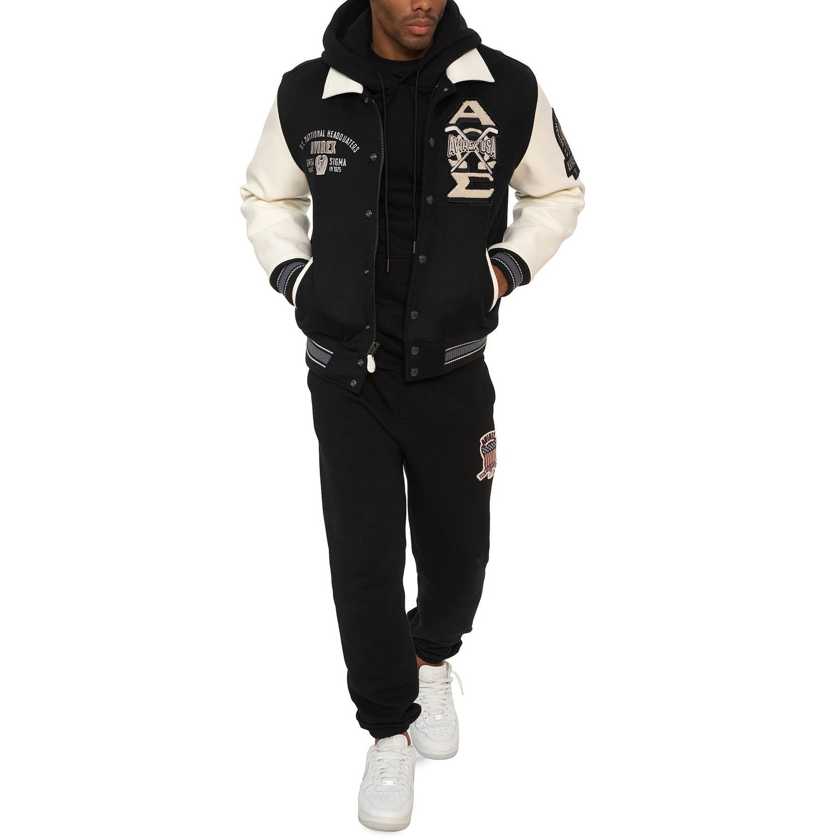 Avirex Omega Wool Leather Jacket - Image 10