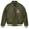 Avirex Leather Jacket Olive