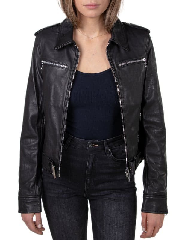 Lambskin Moto Jacket - Image 10