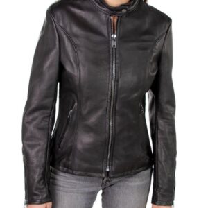 Lightweight Cowhide Cafe Racer Jacket