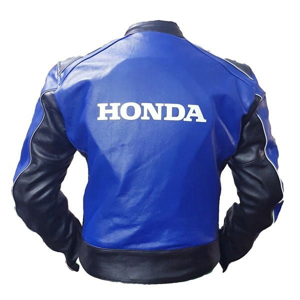 Honda Motorbike Jacket In Dark Blue - Image 3