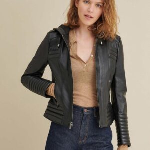 Web 7th Ave Lamb Cycle Jkt w Hood