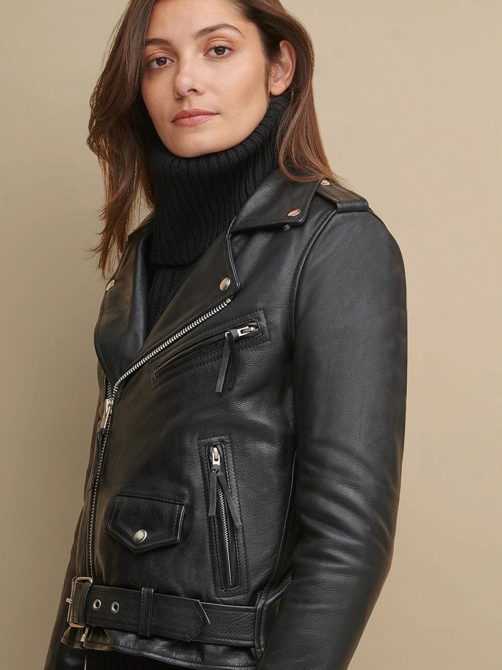 Ladies Performance Style W Snap Down Lapel - Image 3