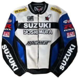 Suzuki Yoshimura Motorbike Racing Leather Jacket