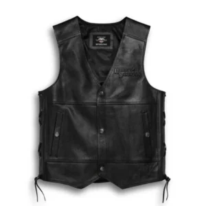 Harley Men’s Tradition II Leather Vest